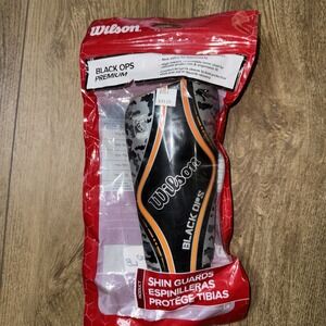 Wilson black ops Shin‎ guards Kids new